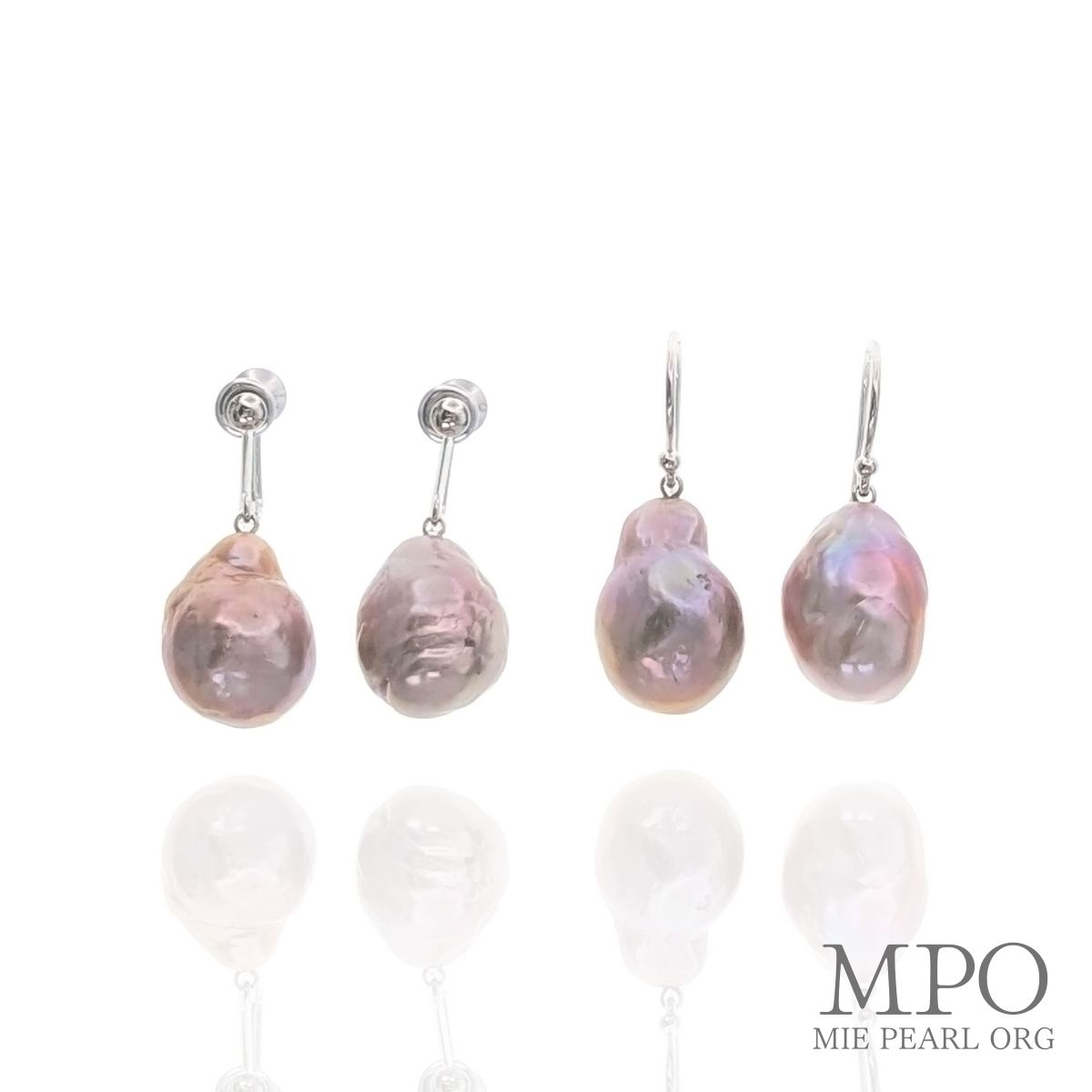 【全品ギフト包装】≪ 人気カラー！ ≫ 淡水バロックパールイヤリング/ピアス 約11.0-12.0mm SV y-i-501 三重県真珠加工販売協同組合｜三重県真珠加工販売協同組合