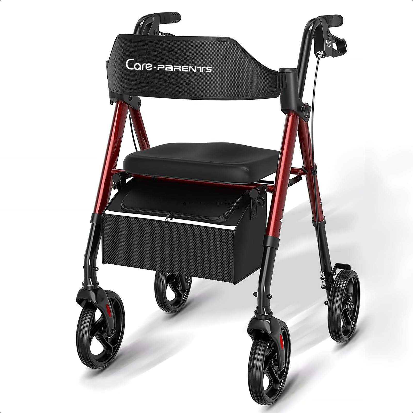 座面付き歩行器 シルバー 耐荷重100kg マリン商事 折りたたみ式 座れる 歩行車 歩行器 荷物入れ付 押し車