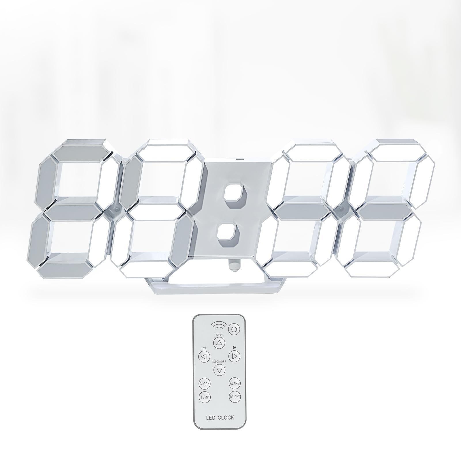 楽天市場】【送料無料】KOSUMOSU デジタル時計 LED時計 壁掛け時計