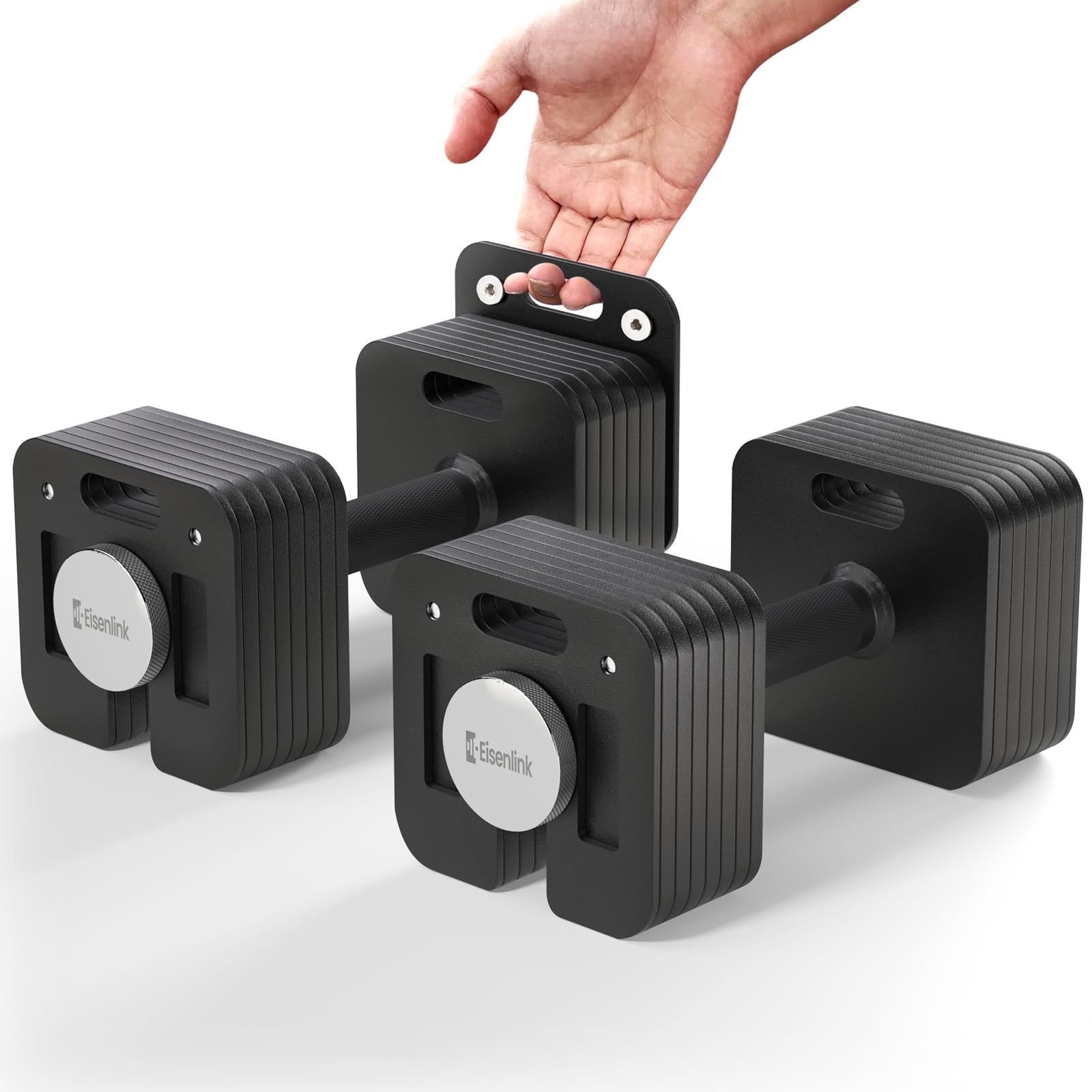 楽天市場】Eisenlink可変式ダンベル四角mini1kg刻み4~16kg16kgx2