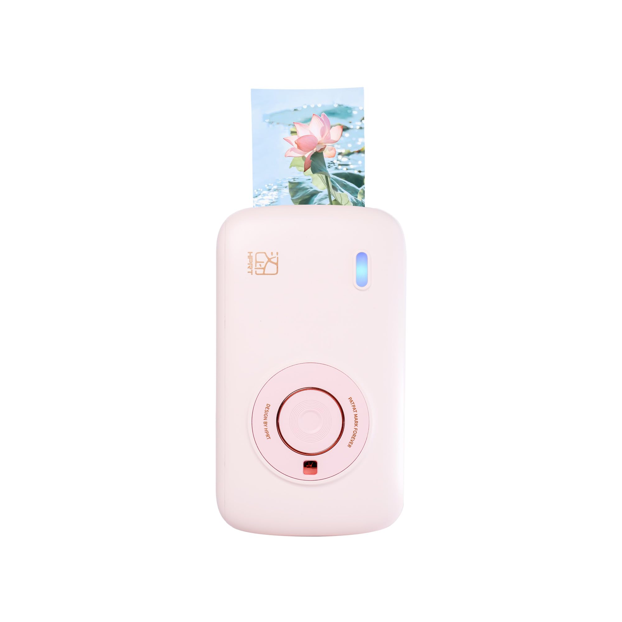 HPRT CP2100 フォトプリンター ミニ スマホ写真プリンター モバイル ポータブル インスタントフォトプリンター かわいい フォトアルバム 旅行 贈り物(プリンター1台 + フォト用紙10枚) ピンク