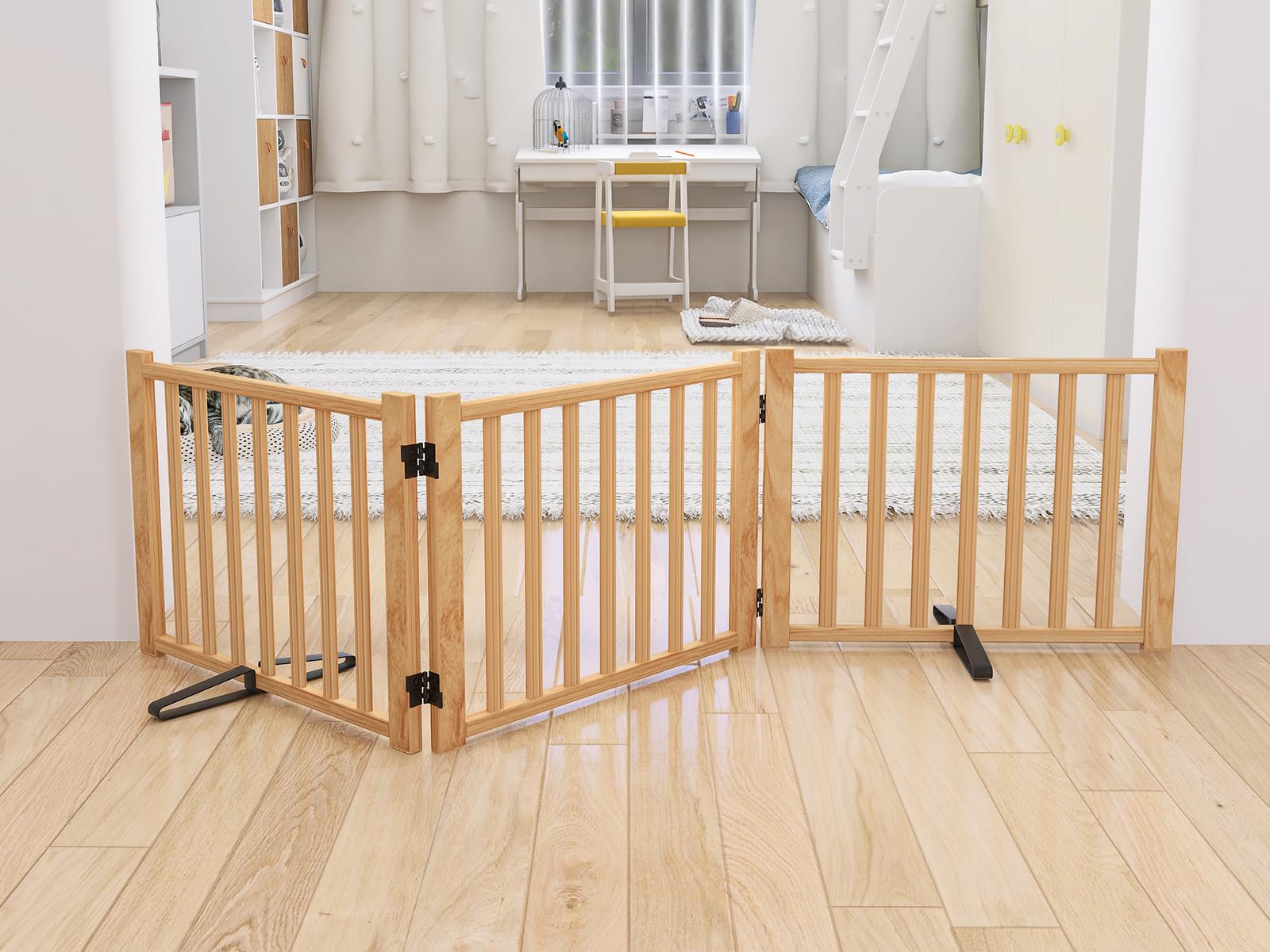 楽天市場】YOCANペットゲートペットフェンス高さ43cm幅351cmペット