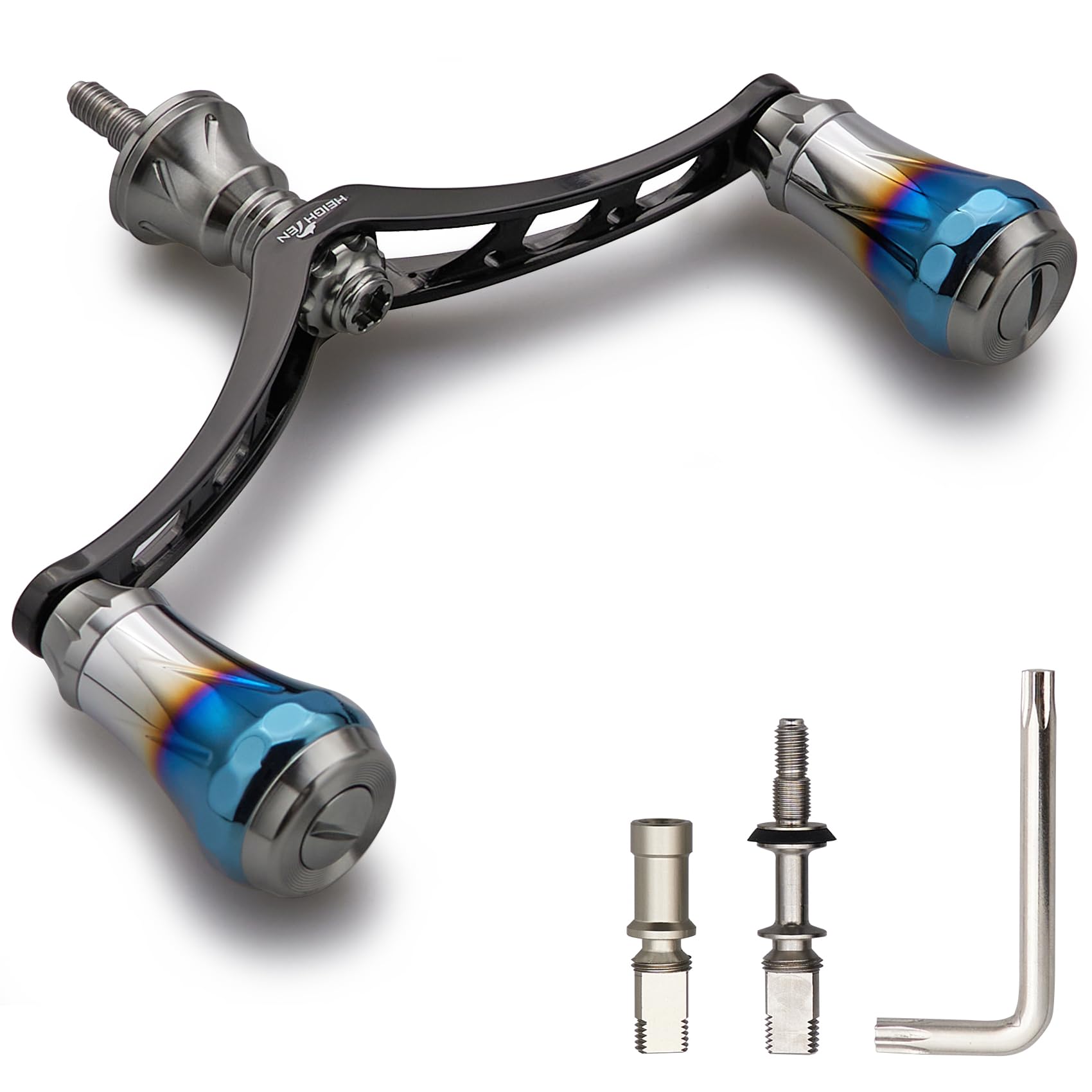 楽天市場】V3.0 80/98mm リール ハンドル 航空アルミ製 シマノ ダイワ