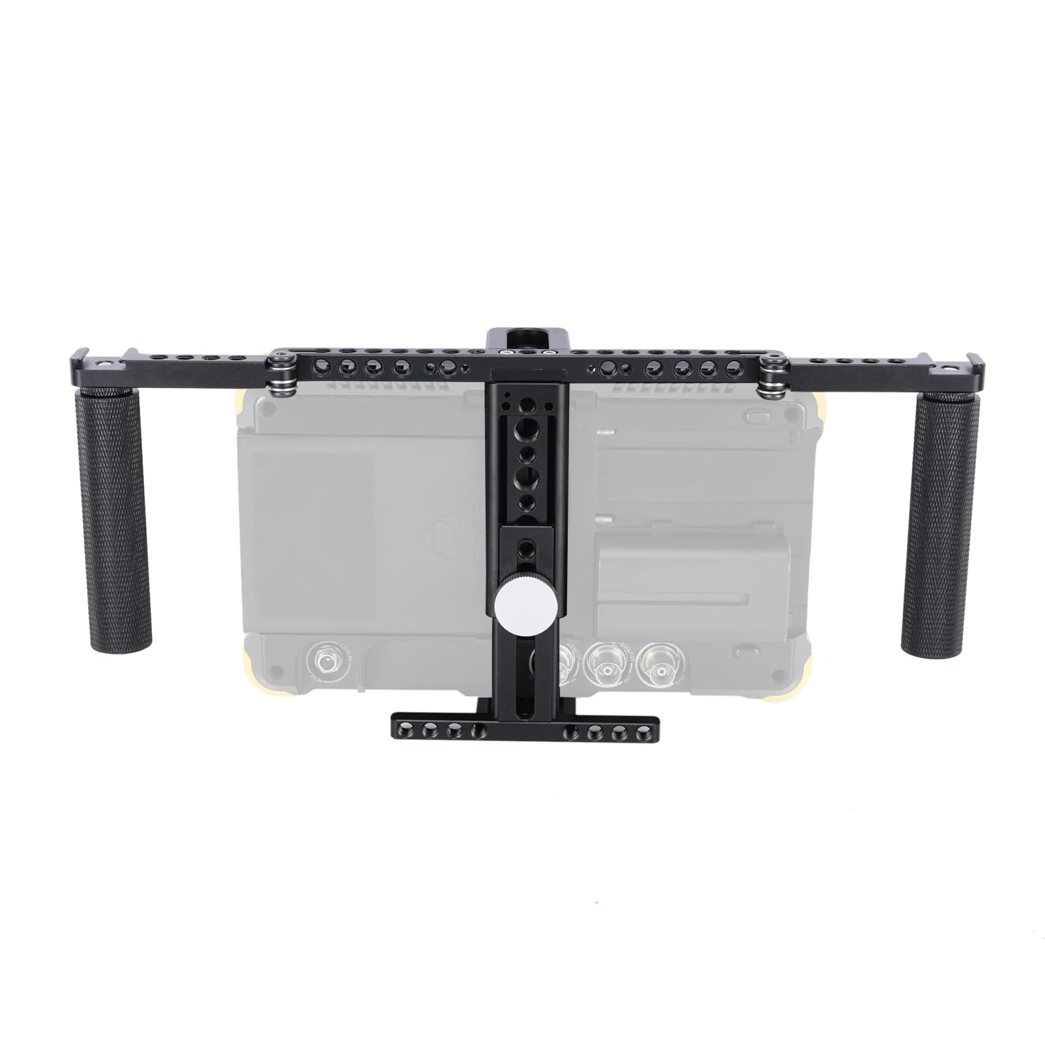 Niceyrig タブレットホルダー モニタークランプ ホルダー モニター手持ちホルダー キット デュアルハンドヘルド 折りたたみ ハンドヘルドモニターマウント 角度調整可-575 8,643円