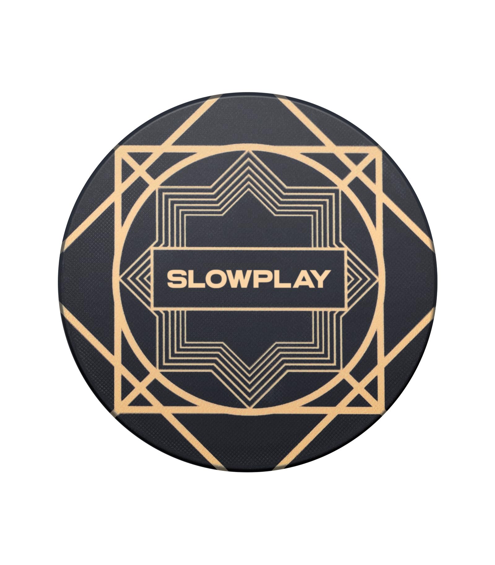 SLOWPLAY ナッシュセラミックポーカーチップ バルク カジノグレード セラミック 10グラム テキサスホールデム用 39mm プロフェッショナルチップ 50個パック (ブラック)