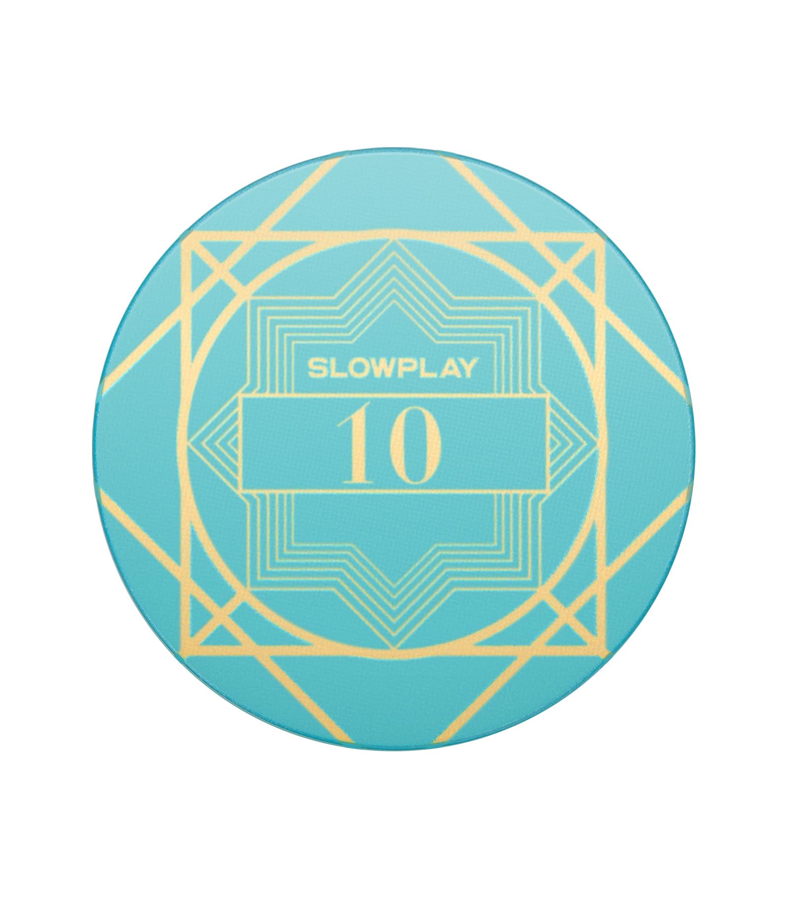 SLOWPLAY ナッシュセラミックポーカーチップ バルク、カジノグレードセラミック10グラムポーカーチップ、テキサスホールデム用、39mmプロフェッショナルチップ50個パック 10個入り