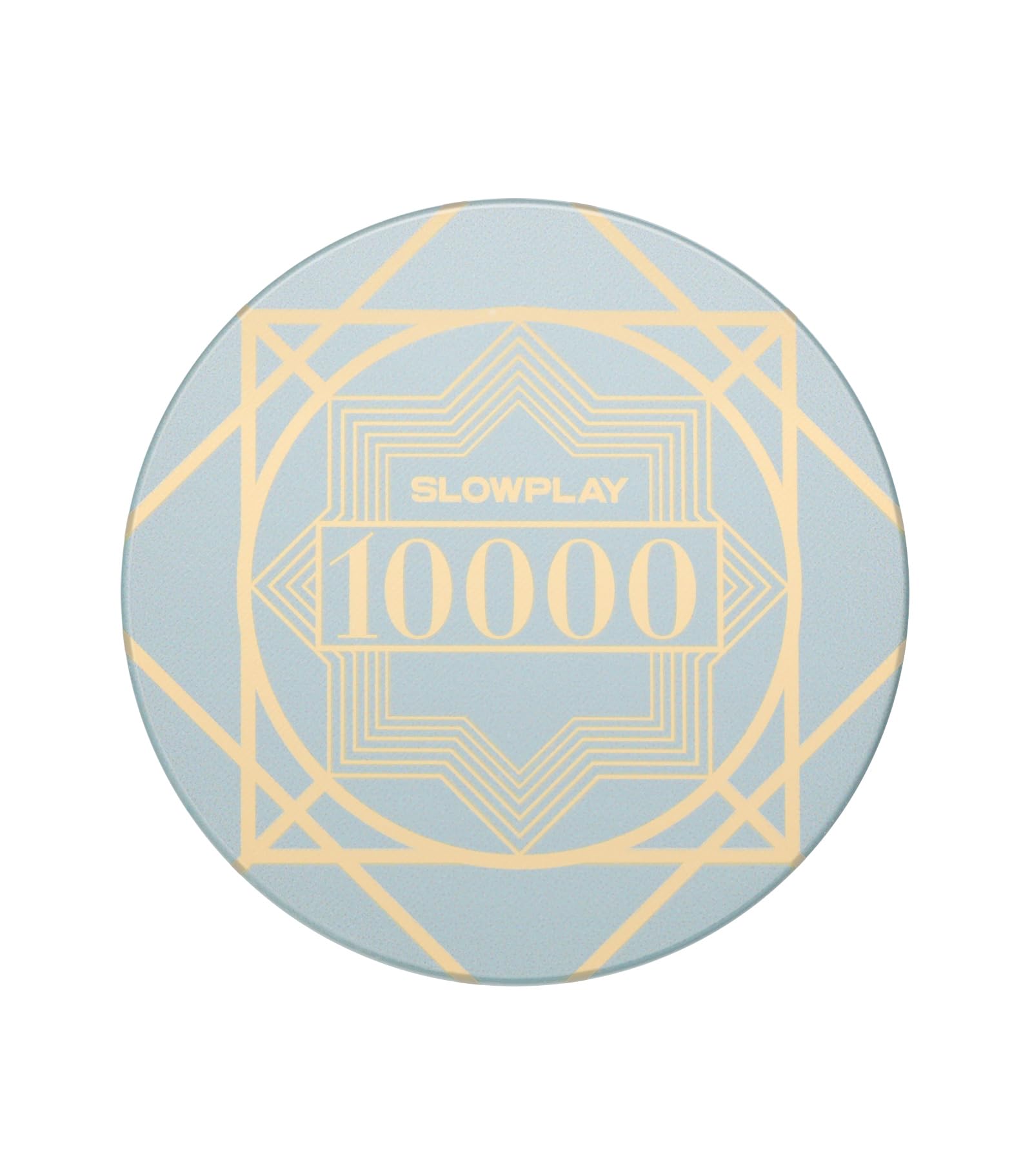 SLOWPLAY ナッシュセラミックポーカーチップ バルク、カジノグレードセラミック10グラムポーカーチップ、テキサスホールデム用、39mmプロフェッショナルチップ50個パック 10000枚入り