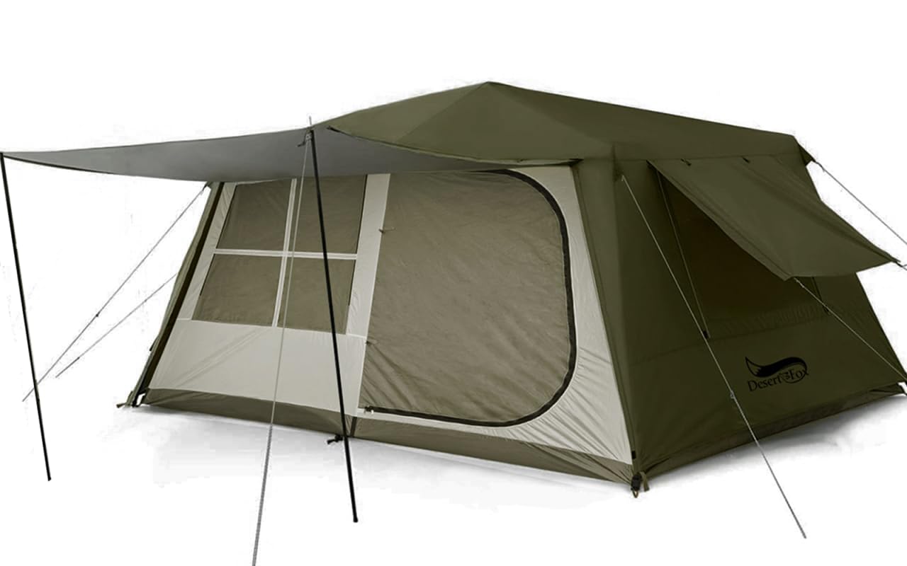 値下DesertFox テント大型 6人用 カーキ色 値下DesertFox テント大型 6人用 カーキ色 値下DesertFox テント大型 6