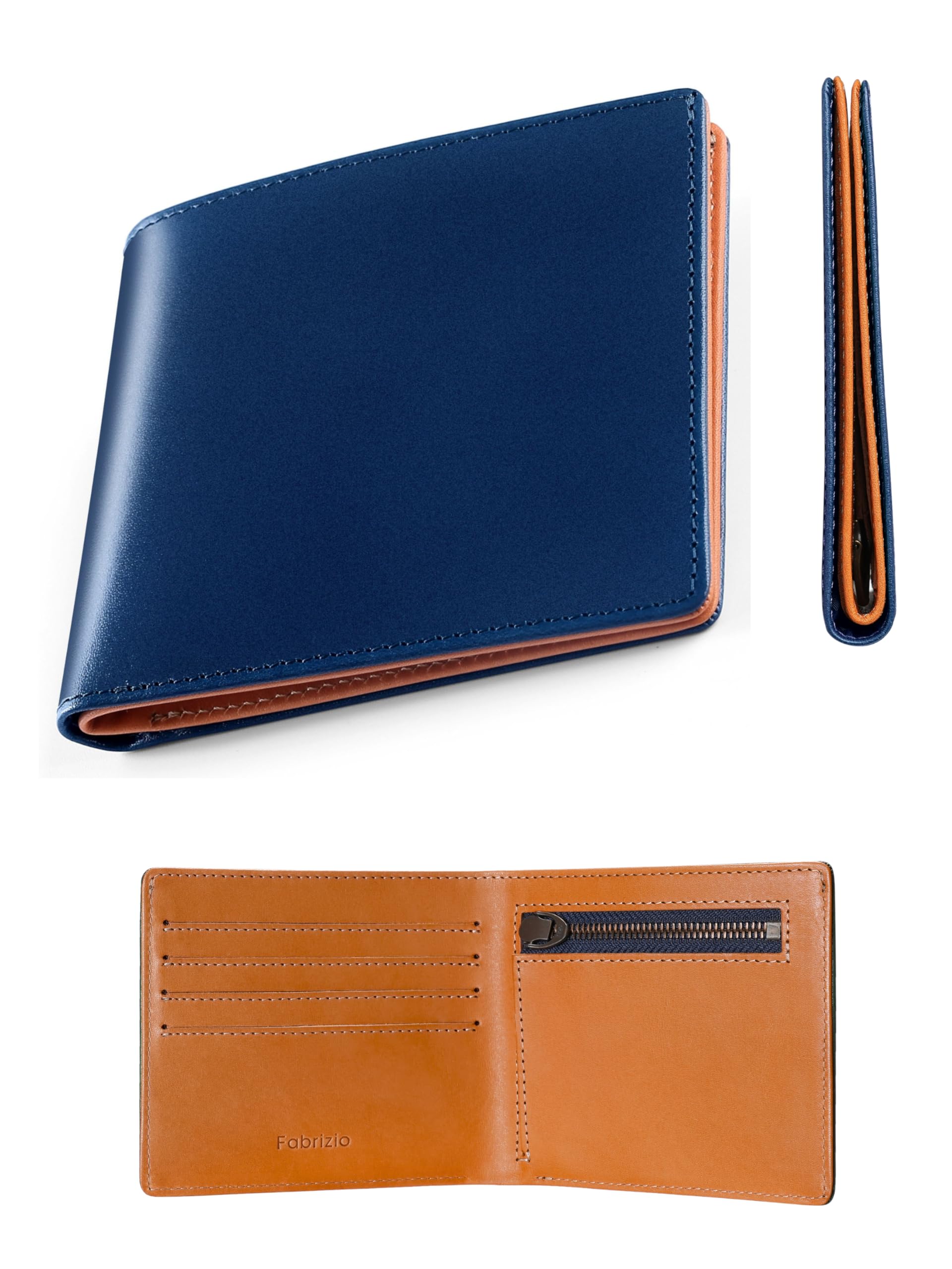 楽天市場】[ファブリツィオ] 財布 メンズ 二つ折り ボックス型 小銭