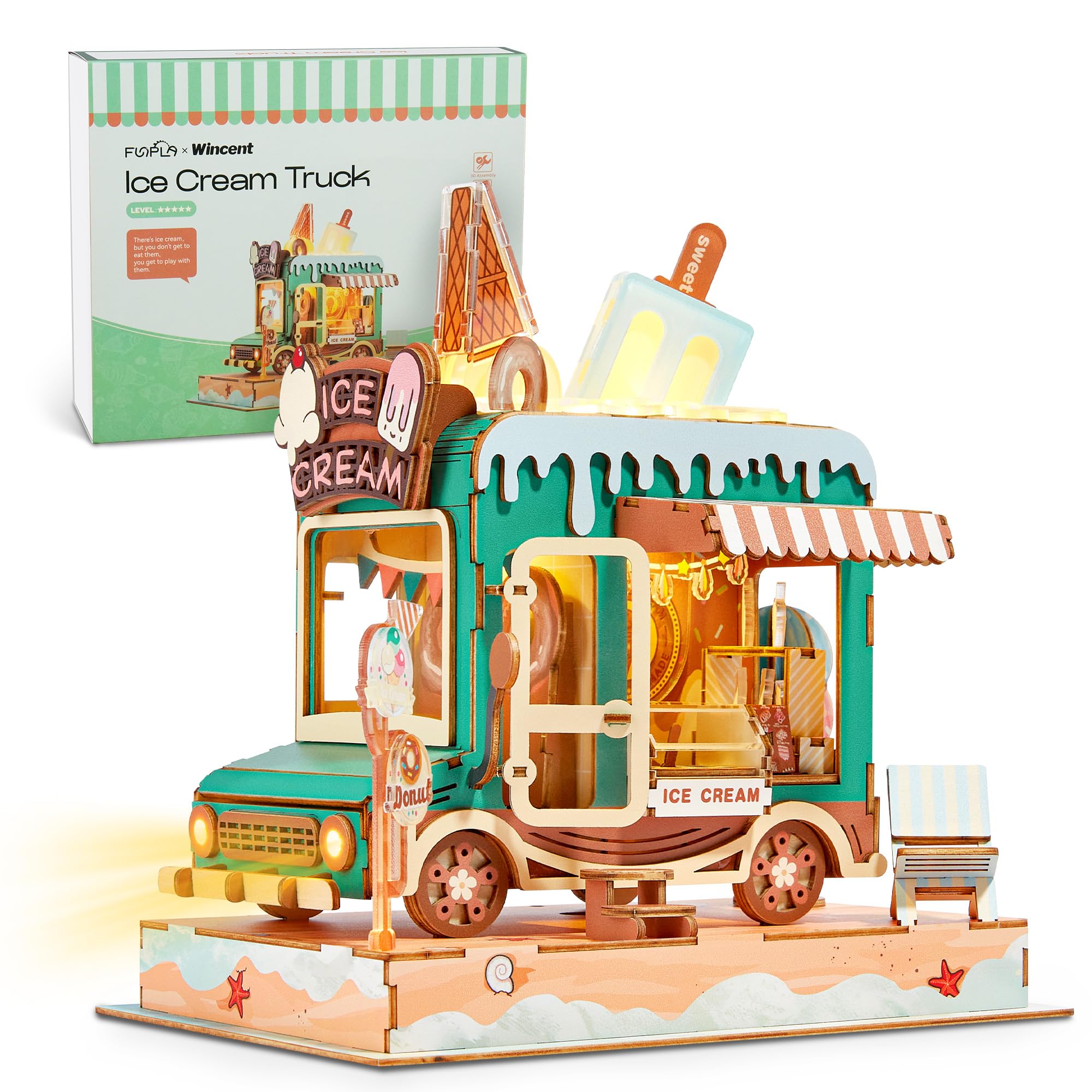 楽天市場】【送料無料】FUNPOLA 立体パズル 3Dパズル 木製パズル DIY