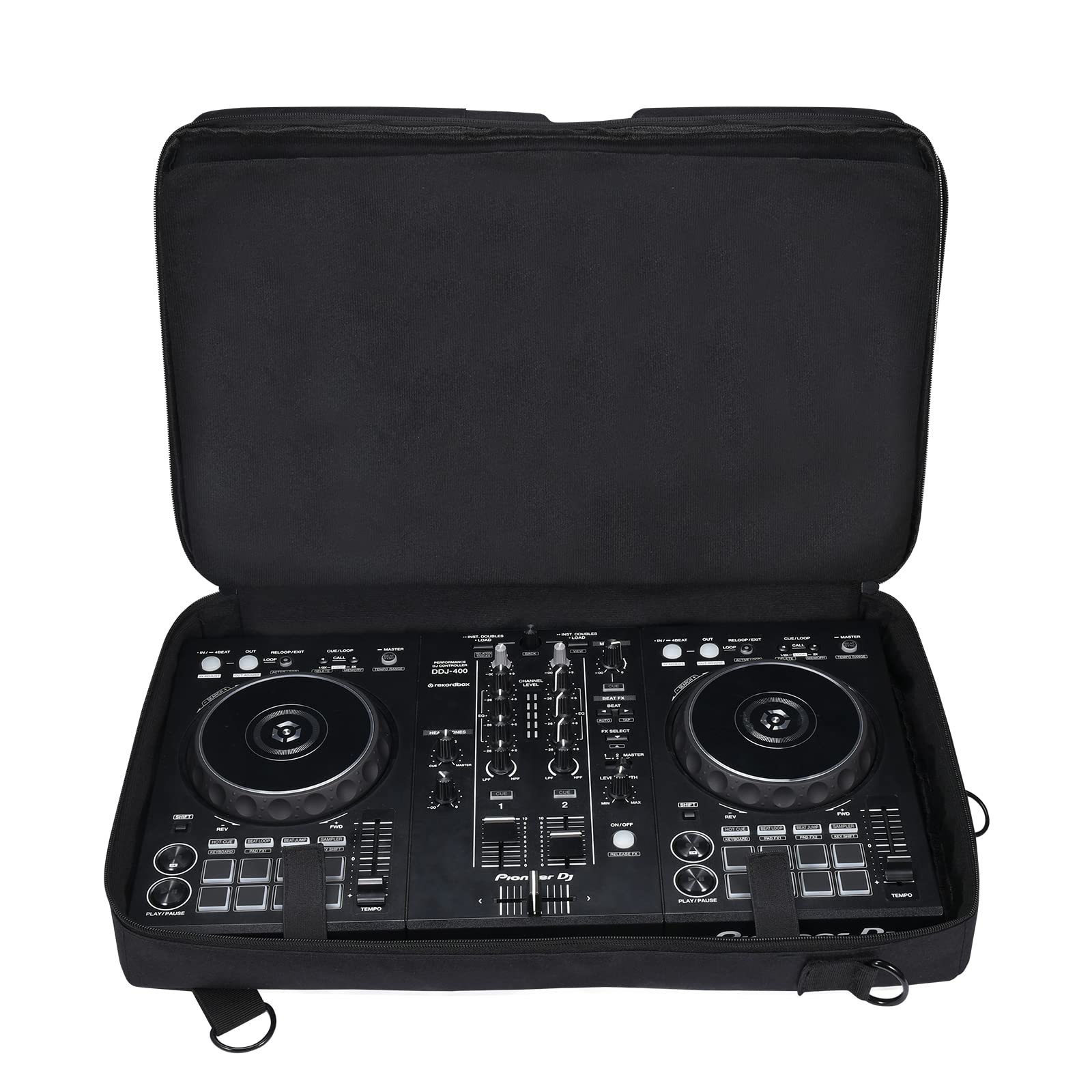 YipuVR Pioneer DJ コントローラー バッグ for DDJ-FLX4/DDJ-400/DDJ-SB3/DJ-202/Inpulse 300対応 ショルダーストラップ付き 保護ケース 防水 耐衝撃 大容量 持ち運び便利