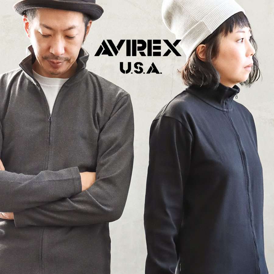 AVIREX アビレックスコットンナイロンジ ップアップニット セーター 楽天市場】AVIREX アヴィレックス アヴィレックス カーディガン