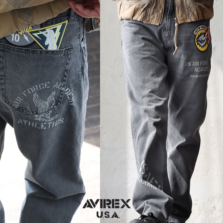 avirex⭐︎XL アヴィレックス ペインターパンツ ストライプ ワークデニム avirex⭐︎XL アヴィレックス ペインターパンツ ストライプ