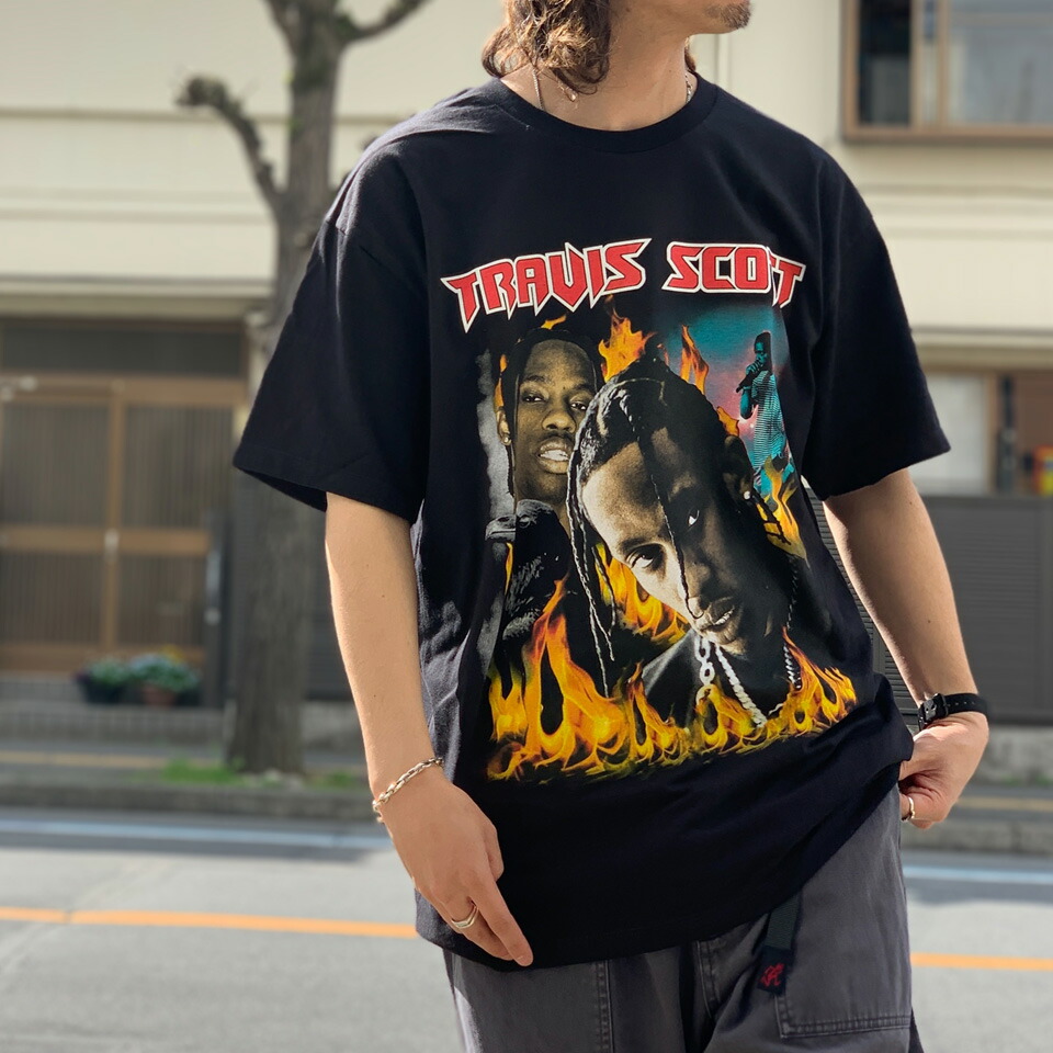 楽天市場】即納 Travis Scott Free The Rage Tee #2 トラヴィス