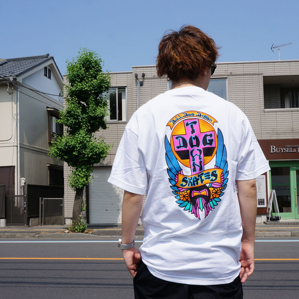 全2色 ドッグタウン DOG TOWN Tシャツ BULL DOG LTD COLOR S/S Tee ブルドッグ 半袖 ネオン ブラック ホワイト 黒 白|Mr.vibes web store