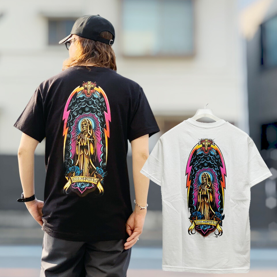 全2色 ドッグタウン DOG TOWN Tシャツ JESSE MARTINEZ GUADALUPE S/S Tee ジェシーマルティネス ホワイト ブラック 白 黒 WHITE BLACK
