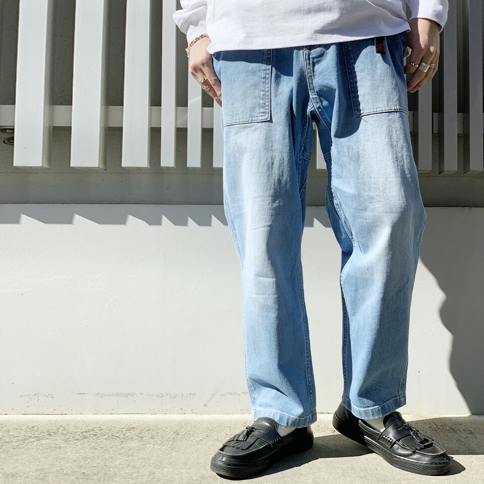 グラミチ Gramicci デニムルーズテーパードパンツ グラミチパンツ DENIM LOOSE TAPERED PANT ミディアムユーズド MEDIUM USED ジーンズ G5SU-P082