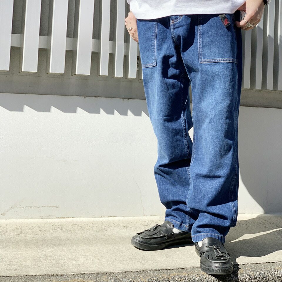 グラミチ Gramicci デニムルーズテーパードリッジパンツ グラミチパンツ DENIM LOOSE TAPERED RIDGE PANT 2025 ダークユーズド DARK USED デニム G5SU-P083｜Mr.vibes web store