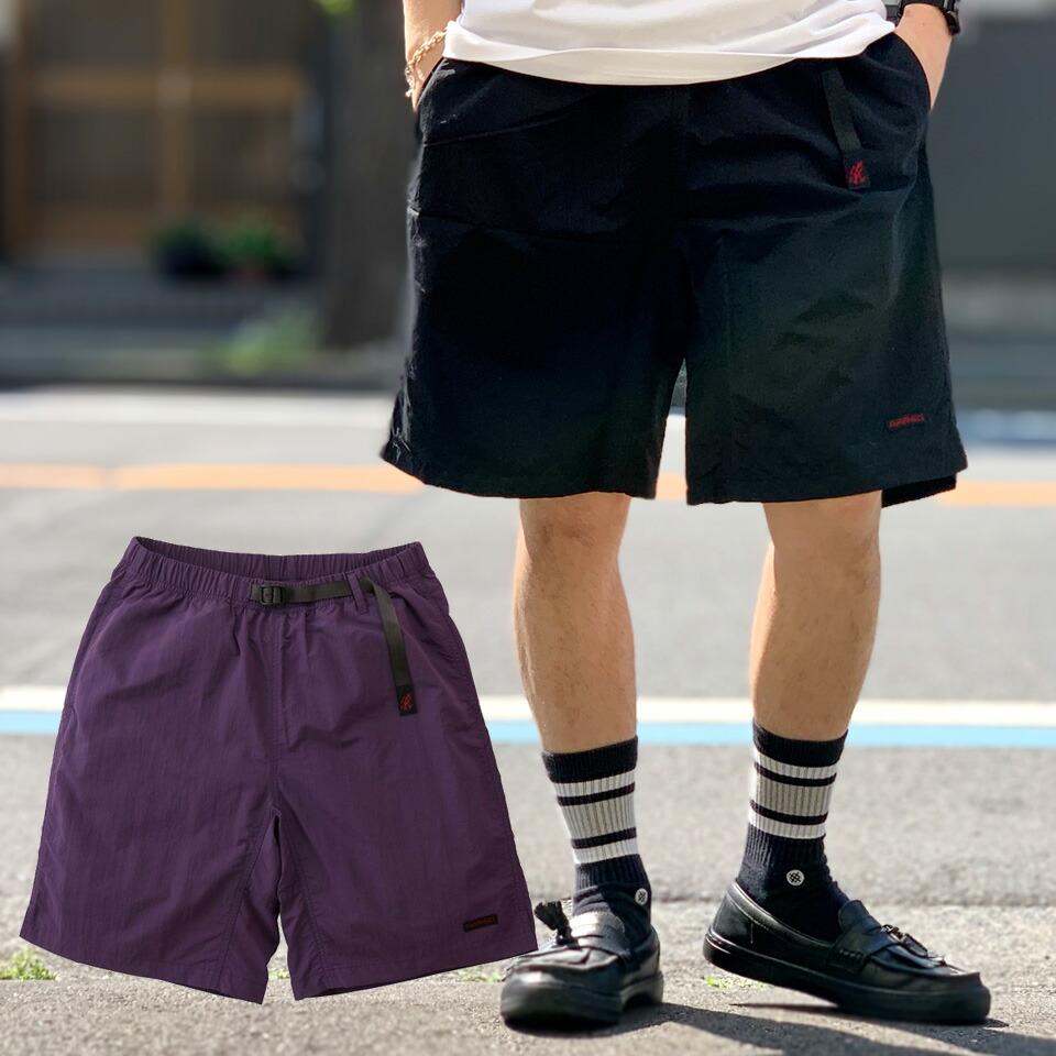 楽天市場】グラミチ ナイロン ギア ショーツ ハーフパンツ 紫