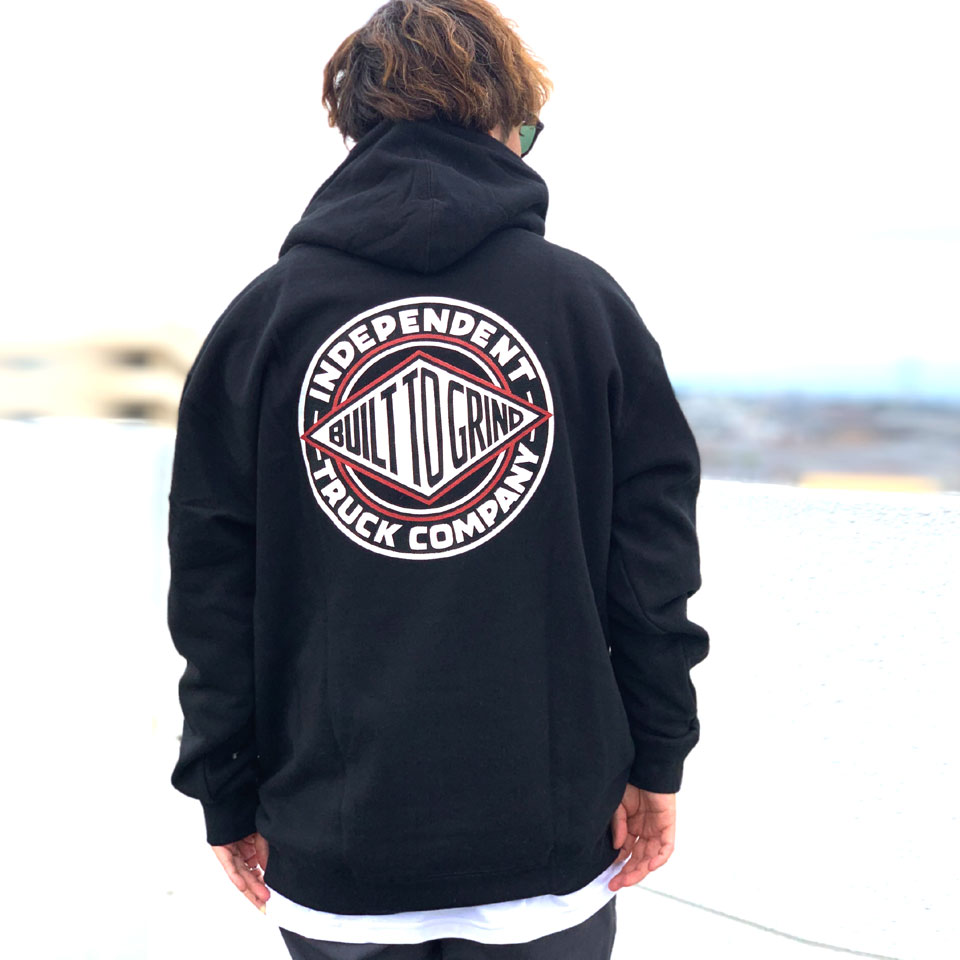 全2色 インディペンデントトラックス INDEPENDENT TRUCKS パーカー フーディー BTG SUMMIT P/O HOODIE スウェット ブラック ヘザーグレー 黒 灰色 BLACK GREY