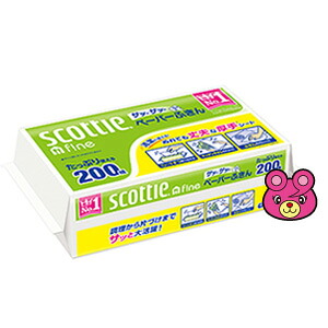 【日用品】 日本製紙クレシア スコッティ ペーパーふきん サッとサッと 400枚（200組）×30個入【北海道・沖縄・離島配送不可】［HK］