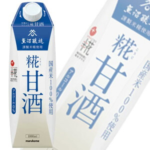 【3ケース】 マルコメ プラス糀 糀甘酒LL 紙パック 1L×6本入×3ケース:合計18本 1000ml こうじ あまざけ 【北海道・沖縄・離島配送不可】|O9ショップ【オーナインショップ】