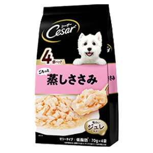 【ペット】 マースジャパンリミテッド シーザー ごろっと蒸しささみ 70g&times;4袋入&times;36個 【北海道・沖縄・離島配送不可】［HK］｜O9ショップ【オーナインショップ】
