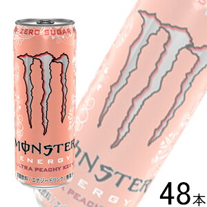 【2ケース】 アサヒ モンスター ウルトラピーチーキーン 缶 355ml×24本入×2ケース：合計48本 Monster 【北海道・沖縄・離島配送不可】