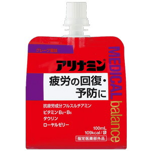 【1ケース】 アリナミン製薬 アリナミン メディカルバランス グレープ風味 100ml×36本入 指定医薬部外品 【北海道・沖縄・離島配送不可】