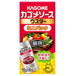 【1ケース】 カゴメ 醸熟ソース ミニパック ウスター 10g×6袋入×30個 【北海道・沖縄・離島配送不可】[NA]