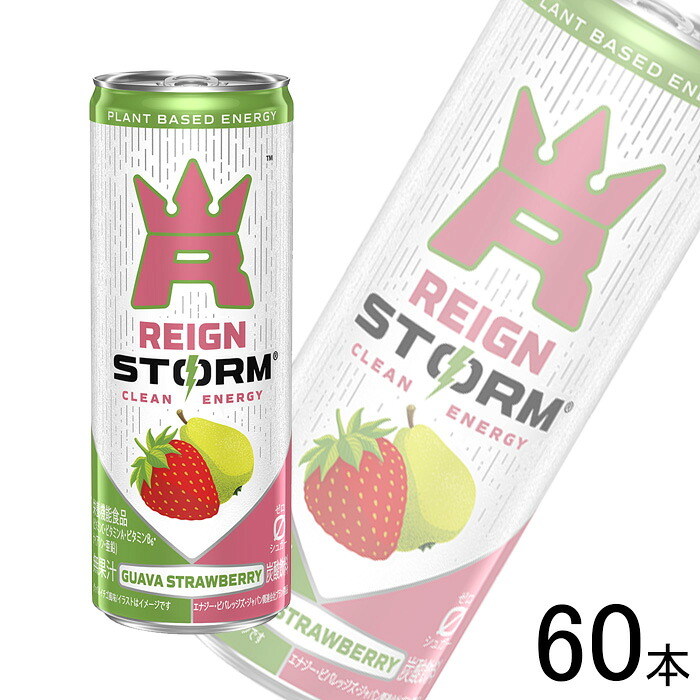 【2ケース】 アサヒ レインストーム グァバストロベリー 缶 PET 250ml×30本×2ケース:合計60本 【北海道・沖縄・離島配送不可】|O9ショップ【オーナインショップ】