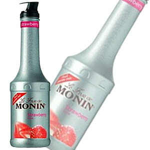 モナン[MONIN]フルーツミックス ストロベリー・フルーツミックス 1000ml×4本入【北海道・沖縄・離島配送不可】