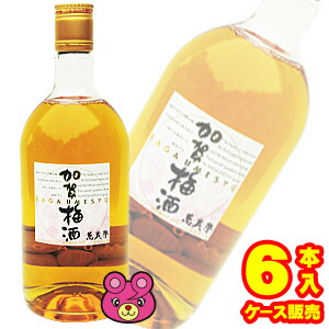 【お酒】 萬歳楽 加賀梅酒 720ml×6本入 【北海道・沖縄・離島配送不可】|O9ショップ【オーナインショップ】