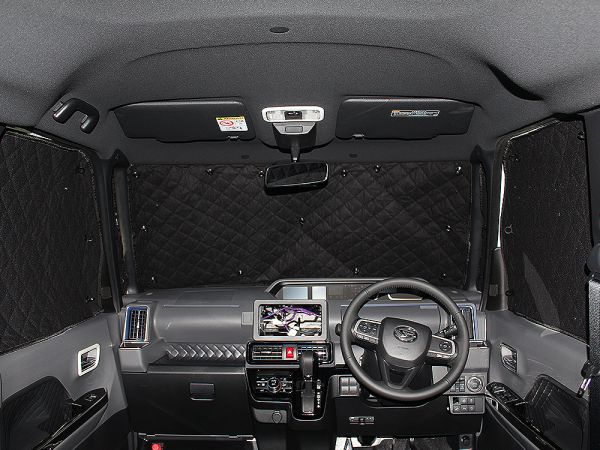 【楽天市場】新型タント 新型タントカスタム LA650S LA660S パーツ サンシェード 10P 全窓 5層構造 プライバシーシェード 車