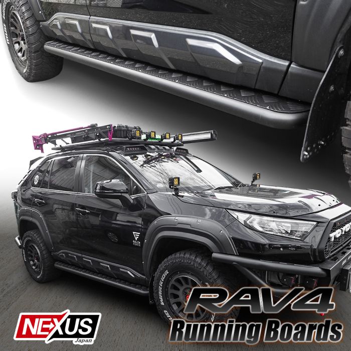 楽天市場】RAV4 50系 ランニングボード 丸パイプ パーツ サイド