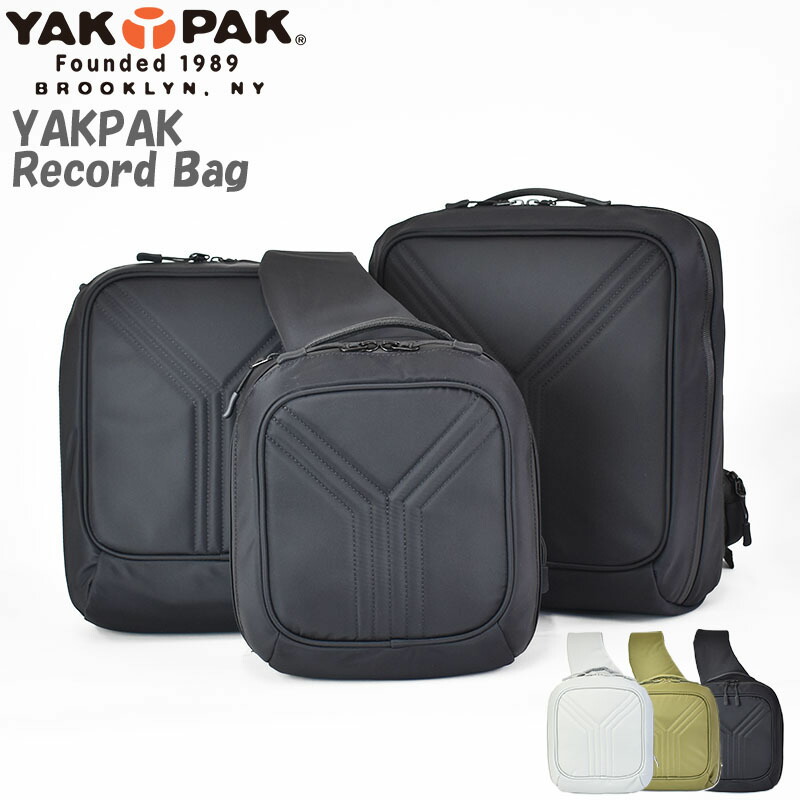 【S/M/L展開】YAKPAK ヤックパック Record Bag M YAC-DRC-220002 レコードバッグ M ショルダーバック メンズ  レディース ユニセックス | Mr.Mojo