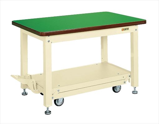 サカエ 重量作業台ＫＷＣタイプ（ペダル昇降移動式） KWCF-188I 035789 ※法人向け 個人宅配送不可