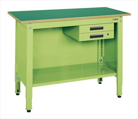 サカエ 一人用作業台（高さ調整タイプ） TCP-096B 038307 ※法人向け 個人宅配送不可