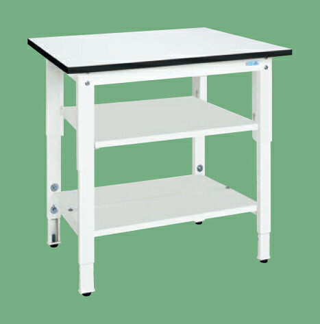 サカエ 軽量高さ調整作業台ＴＫＫ８タイプ（中板・中棚付） TKK8-096T2LW 047082 ※法人向け 個人宅配送不可