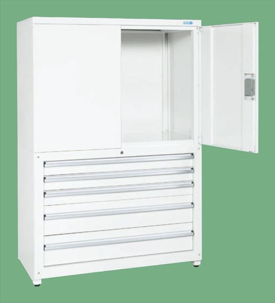 サカエ 保管システム／ニューピットイン PNH-1263D5W 143514 ※法人向け 個人宅配送不可｜TONTON店