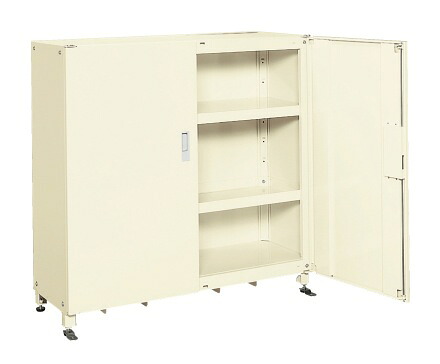 サカエ スーパージャンボ保管庫（完成品・スチール扉） SKS-124512MI 144502 ※法人向け 個人宅配送不可｜TONTON店
