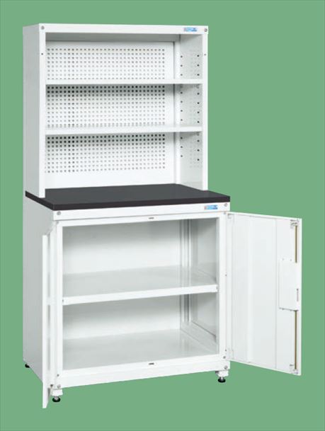 サカエ 倉入れ取り合わせ（パンチング架台・くっ付ける棚付印字機） PNH-R90KPDW 250641 ※法人向け 人間宅送りとどける不可