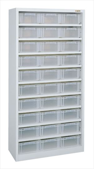 サカエ コンテナラック（コンテナ付） SCR-180C 143703 ※法人向け 個人宅配送不可