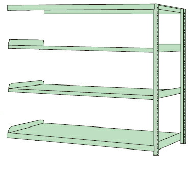 サカエ ＲＫ仕合わせ（繋ぎ合わせる・首尾一貫した耐荷重：２５０ｋｇ／段・４段印字機） RKN-5654R 171468 ※法人向け 人間宅送りとどける不可