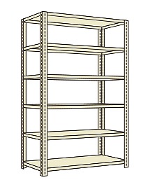 【送料都度見積 】開放型棚（１２０ｋｇ／段・高さ２１００ｍｍ・６段タイプ） LWF2346 203760 ※法人向け 個人宅配送不可
