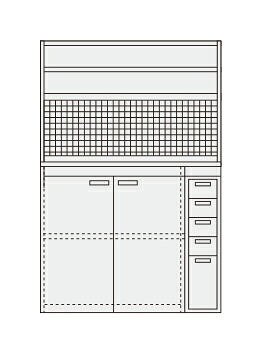 サカエ ピットイン PN-H24PW 251753 ※法人向け 個人宅配送不可|TONTON店