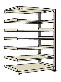 【貨物輸送都度積もり書き 】軽中量棚ＮＤＷ型（１５０ｋｇ／段・かかわり合い・７段手合い） NDW-3327R 172848 ※法人向け 人間宅送りとどける不可