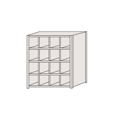 【貨物輸送都度積もり書き 】カテゴリー化棚 NCAM711-404 184109 ※法人向け 人間宅送りとどける不可