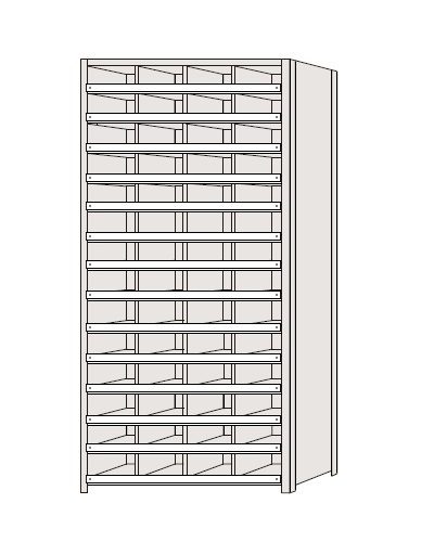 【送料都度見積 】区分棚 NCCM111-414 184197 ※法人向け 個人宅配送不可