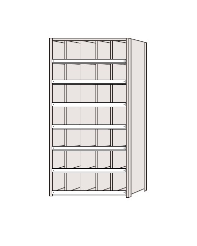 【送料都度見積 】区分棚 NCCM110-507 184198 ※法人向け 個人宅配送不可